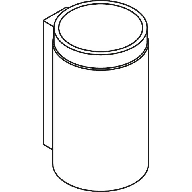 Glass tumbler with holder, 900-04-00040