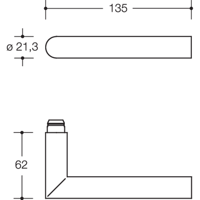 Fire door fitting, 162XAH11-230