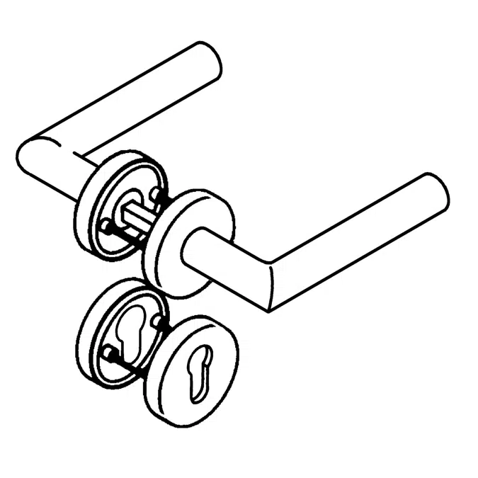 HEWI Fire door fitting