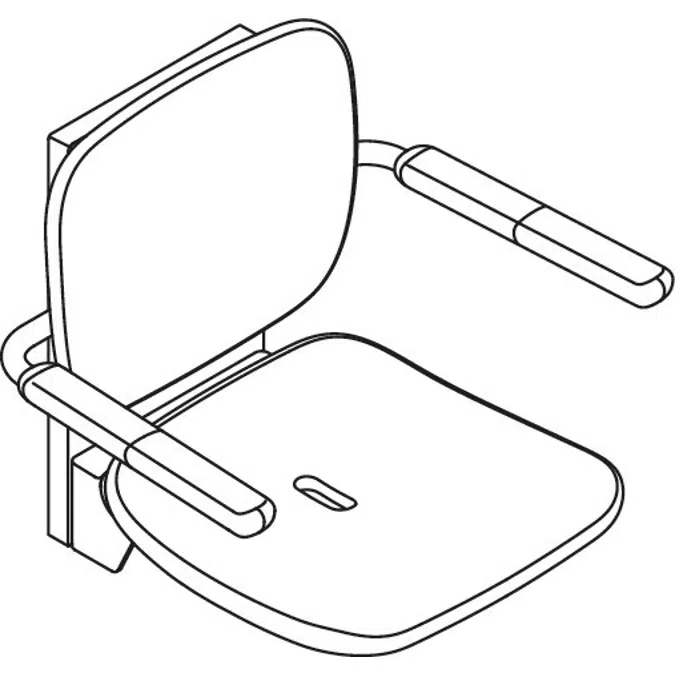 HEWI Hinged seat Premium