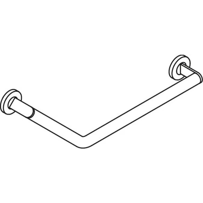 Barre de maintien coudée HEWI, version droite, 900-22-33060