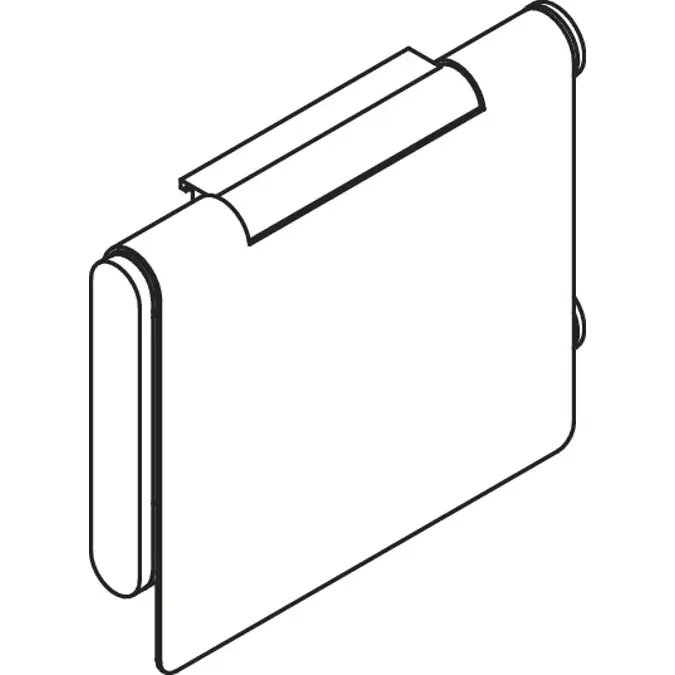 Toilet roll holder with cover, 900-21-00540