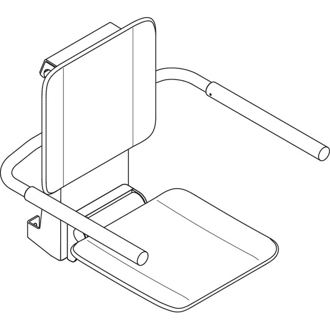 HEWI Removable hanging seat 