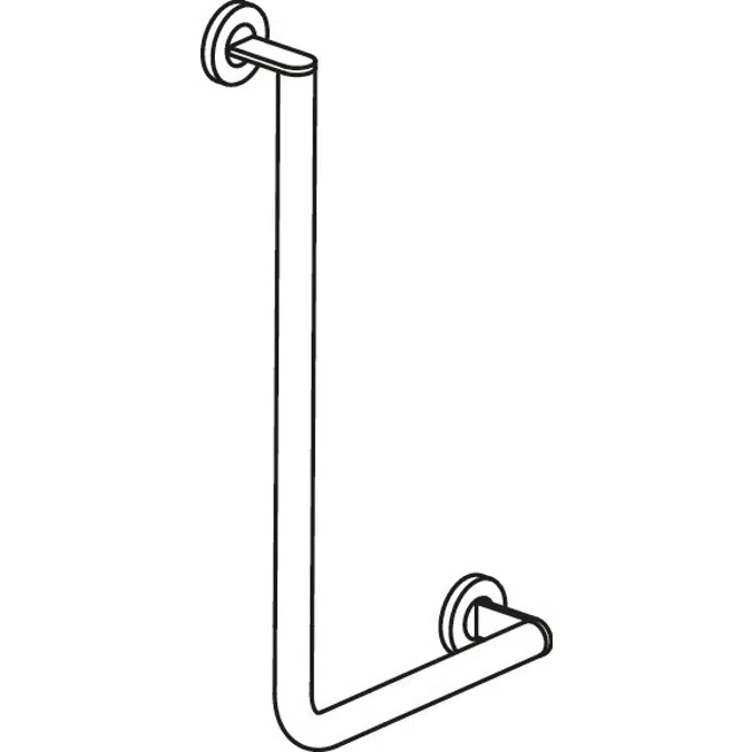 HEWI L-shaped support rail