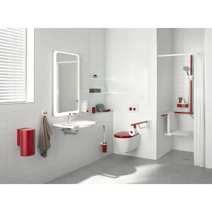 HEWI Shower curtain rail