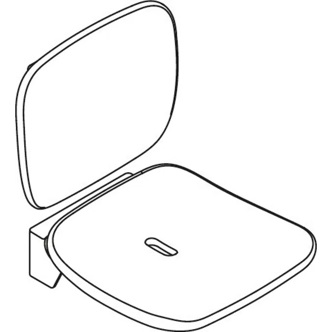 Siège relevable Comfort HEWI, 802-51-23260