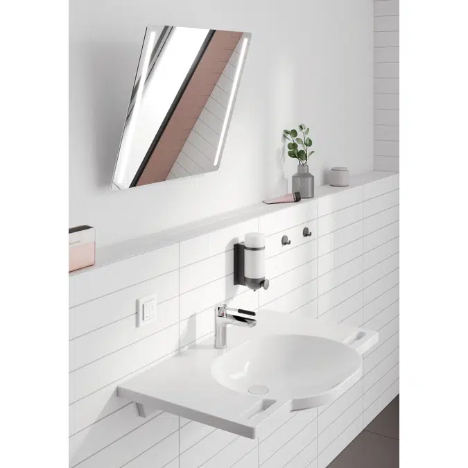 LED Adjustable mirror, motorised, 801-01-501