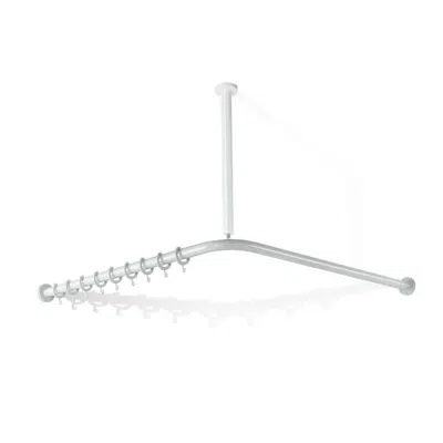 Image for HEWI Shower curtain rail 801-34-110