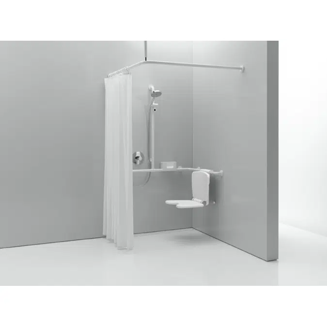 HEWI Shower curtain rail 801-34-110