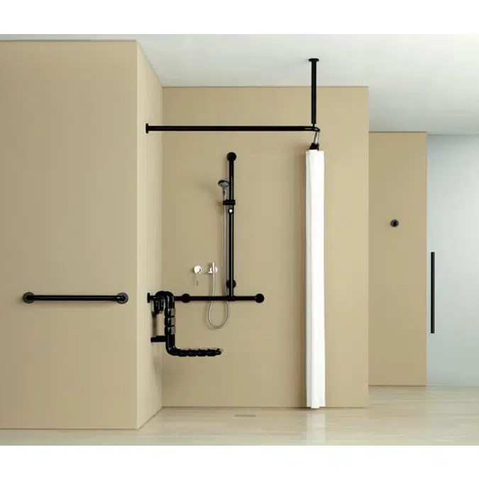 HEWI Shower curtain rail 801-34-110