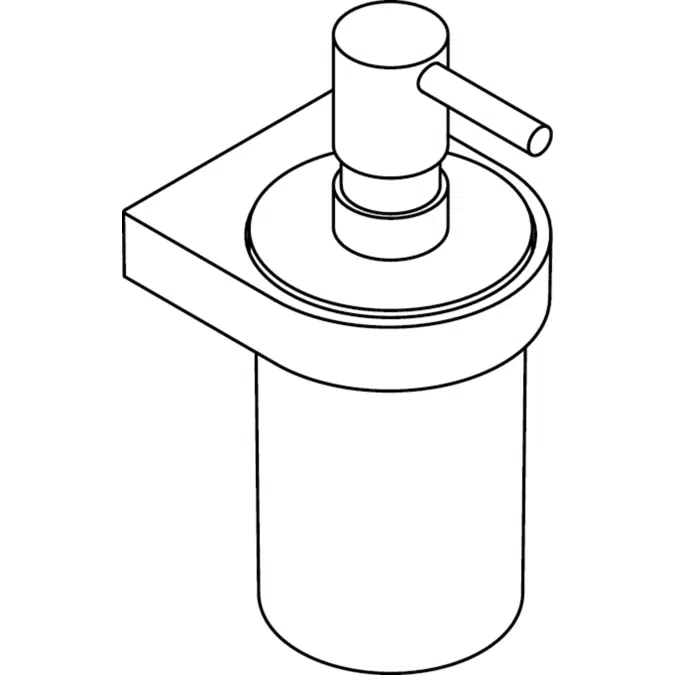 Distributeur de savon liquide avec support HEWI, 700-06-00000