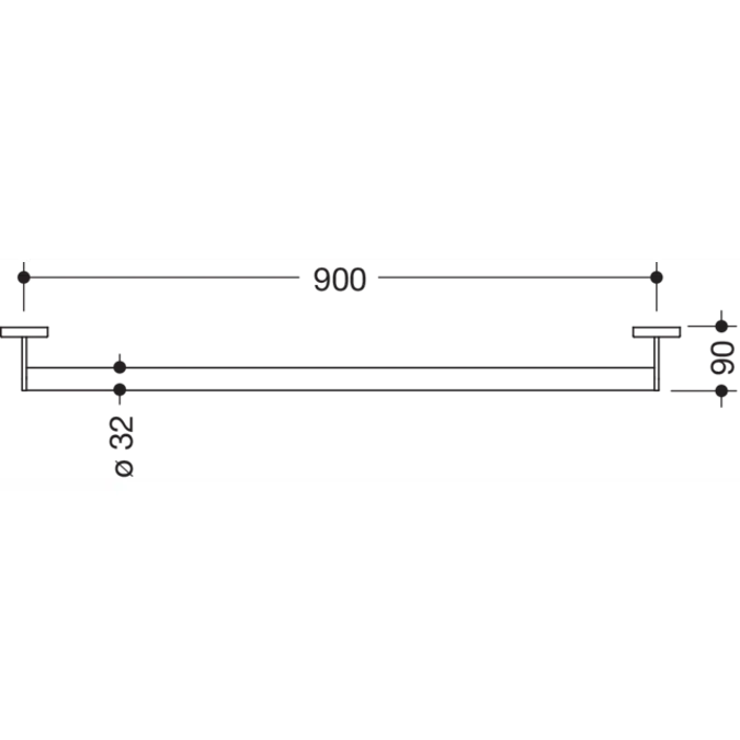 Mobile support rail, 900-36-01440