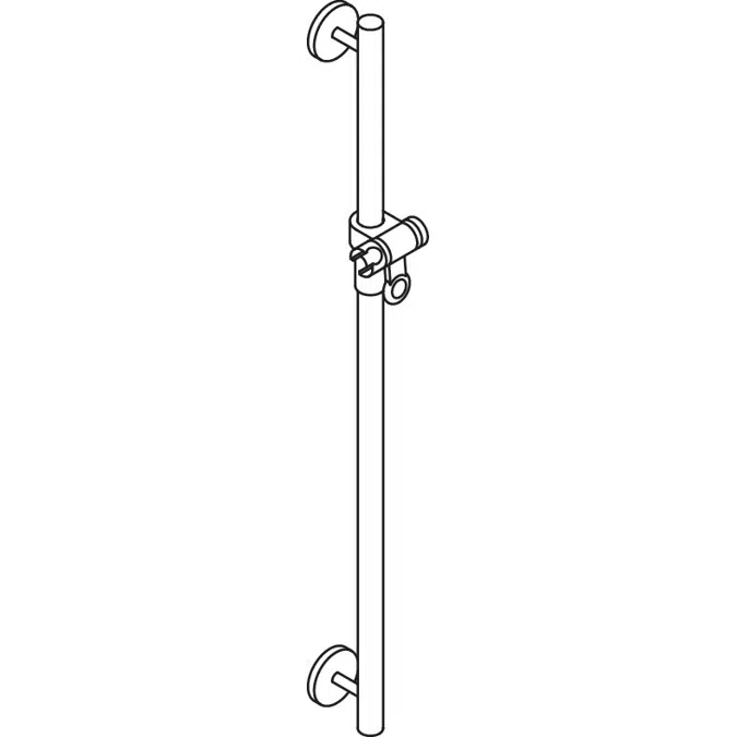 HEWI Rail with shower head holder