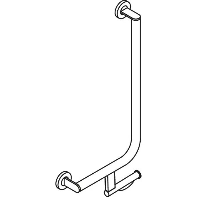 HEWI L-shaped support rail