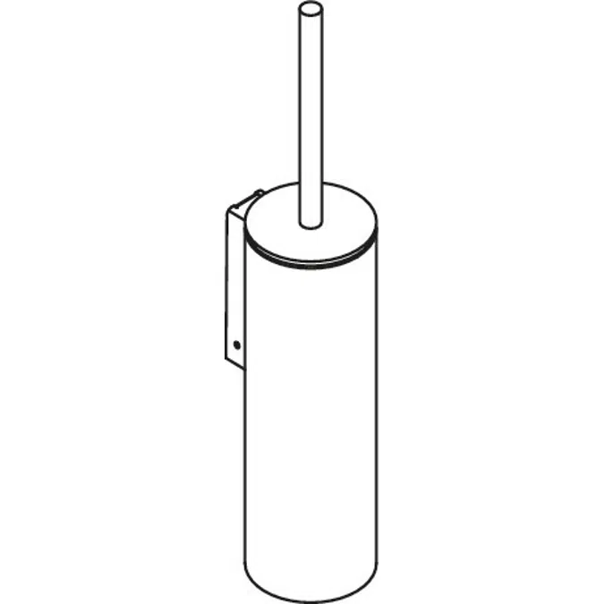 HEWI Toilet brush unit with lid