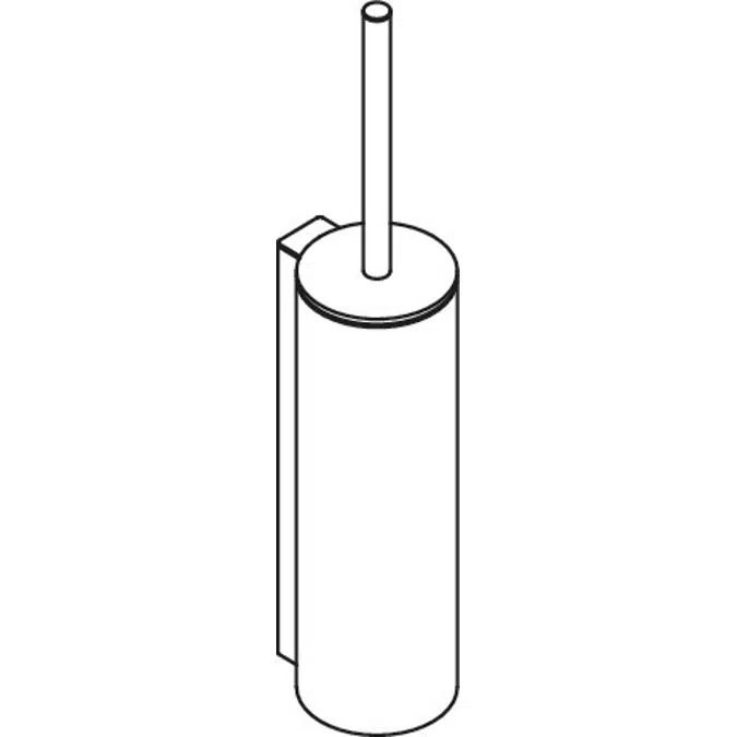 HEWI Toilet brush unit with lid