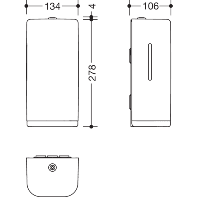 HEWI SENSORIC Electronic soap dispenser