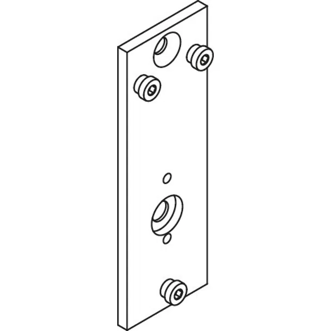 HEWI Mounting plate