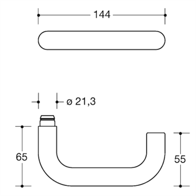 Standard door fitting 111XAH01-130