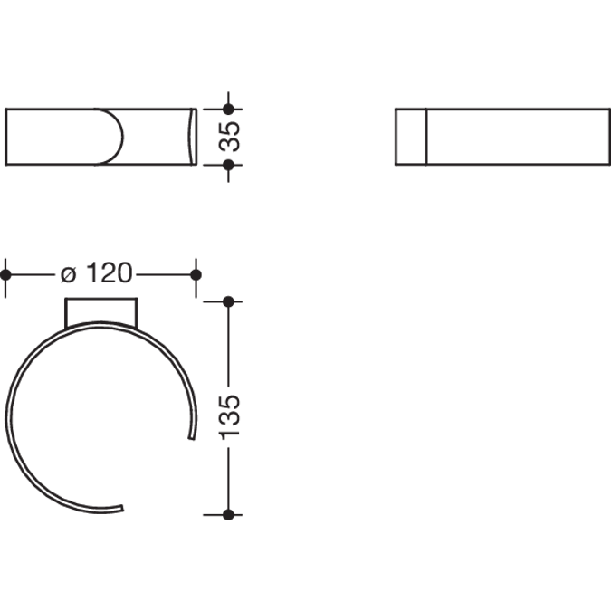 HEWI Walking aid holder