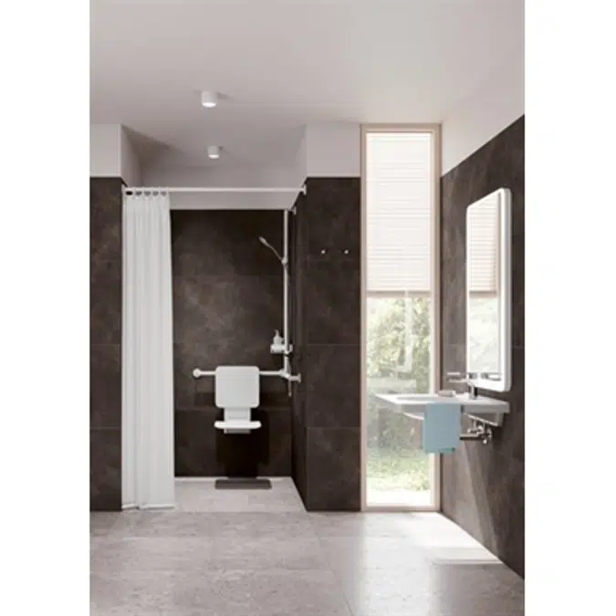 HEWI Shower curtain rail 900-34-40060