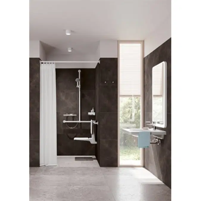 HEWI Shower curtain rail 900-34-40060