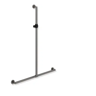 изображение для 900-35-40260  HEWI Shower grab rail with sideways adjustable vertical support bar and shower head holder