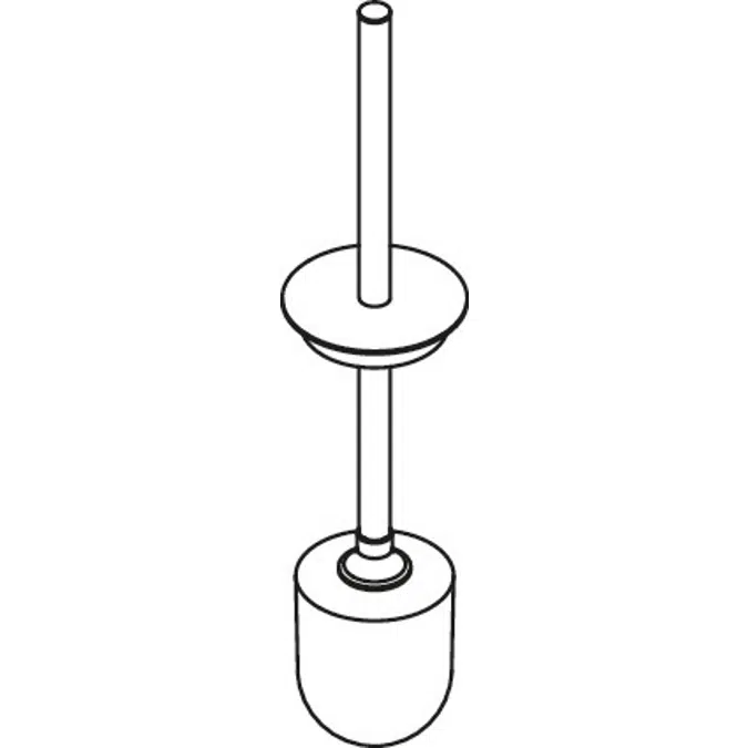 HEWI Toilet brush with lid