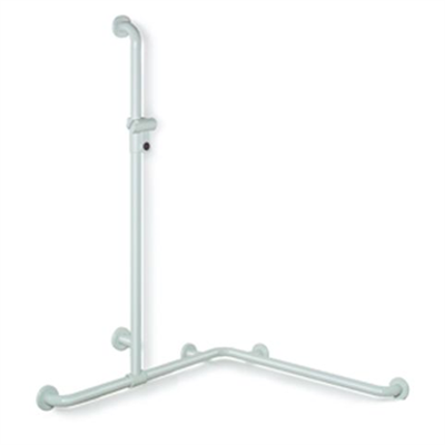 Image for Rail with sideways adjustable vertical support bar and shower head holder 801-35-320