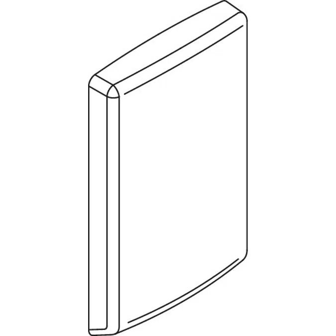 HEWI Wall plate cover for mounting plate