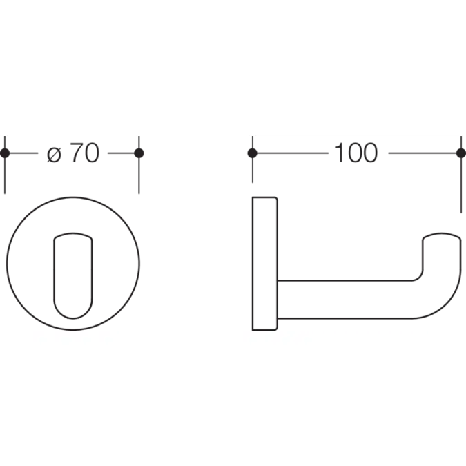 HEWI Hook