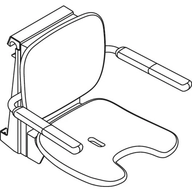 HEWI Hanging seat Premium