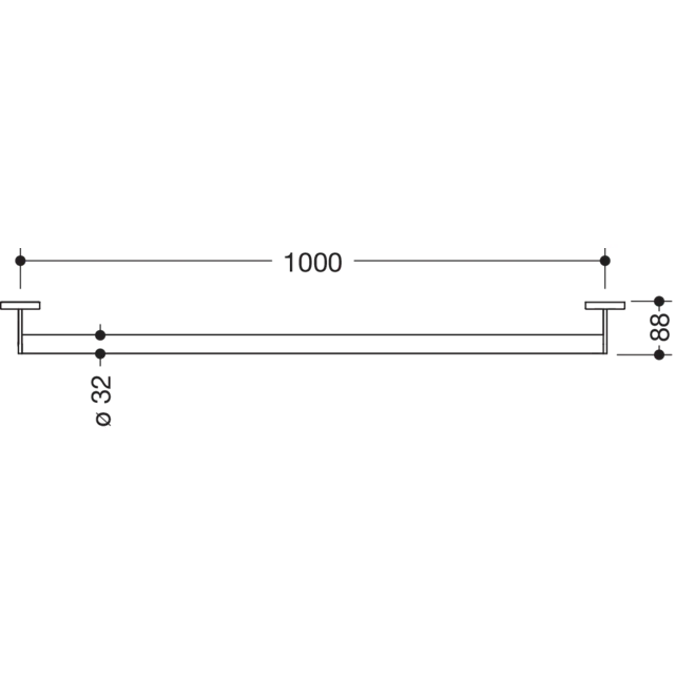 Support rail, 900-36-00760