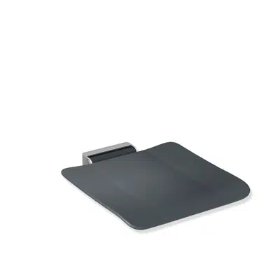 obraz dla Mobilny krzesełko składane HEWI, seat 450 x 450, satin finished, 900-51-401XA