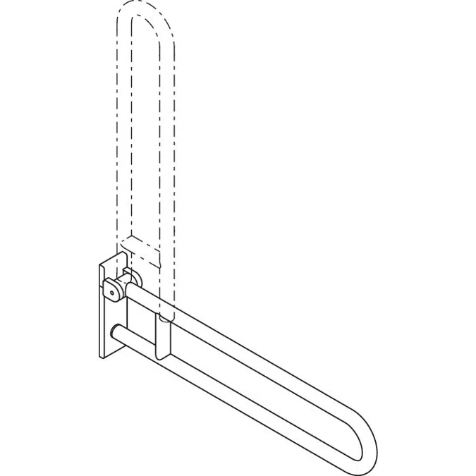 HEWI Stützklappgriff