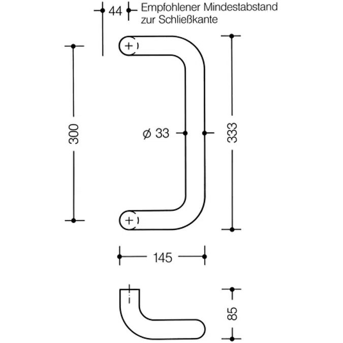 HEWI Pull handle