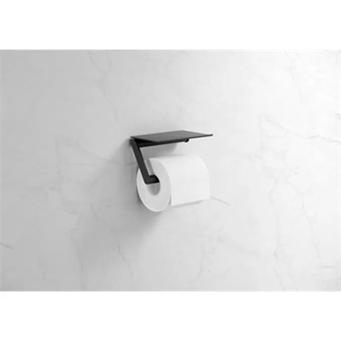 HEWI 900-21-00460 Toilet roll holder with shelf