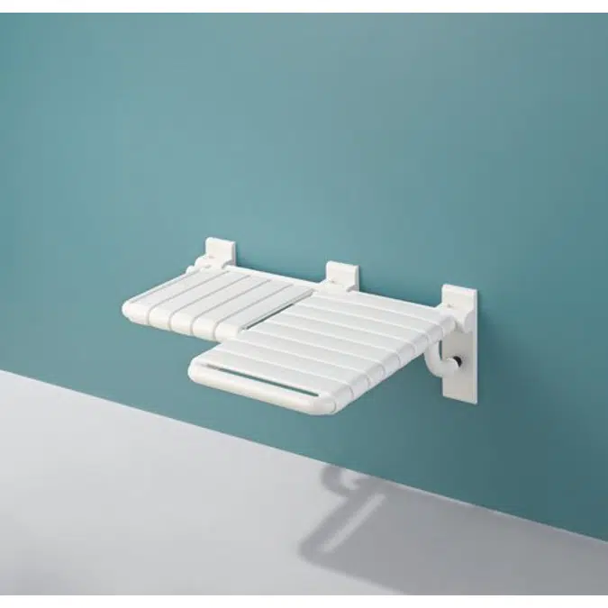 HEWI 801-51US320R L-shaped shower compartment seat with lift-up feature (ADA)