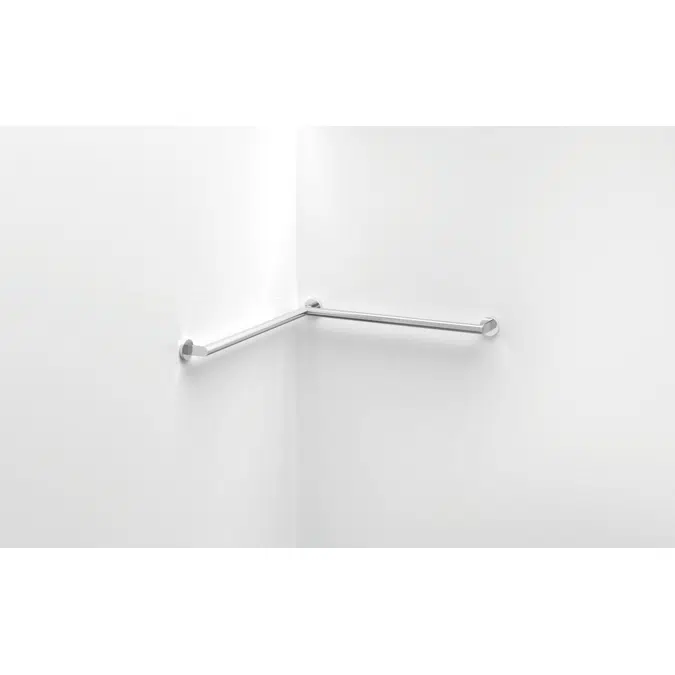 Dusch-, Wannenhandlauf, 765 x 765 mm, rechts, Ø32, Chrom, 900-35-10140