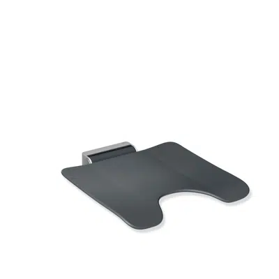 obraz dla Mobilny krzesełko składane HEWI, with hygiene cutout, seat 450 x 450, satin finished, 900-51-404XA