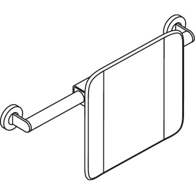 HEWI Mobile backrest rail