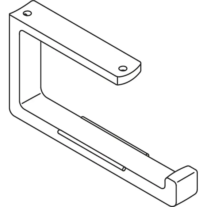 Upgrade kit toilet roll holder, 802-50-01160