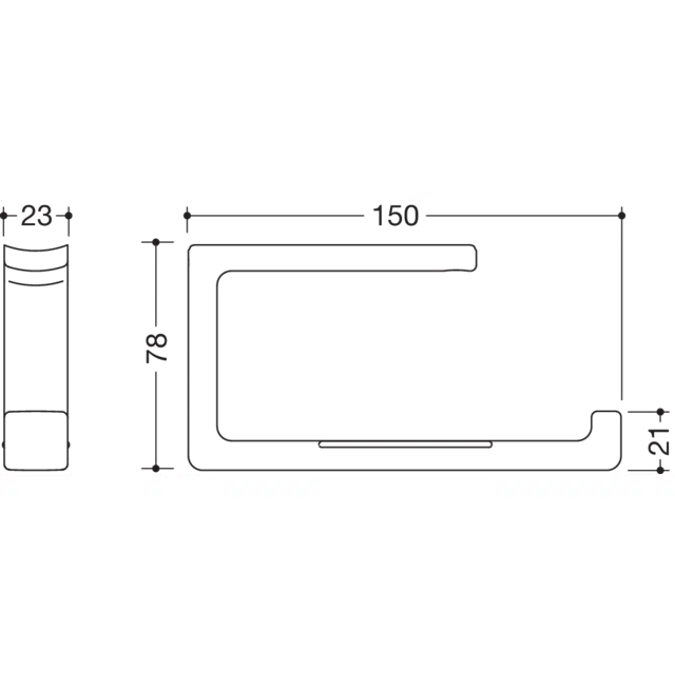 Aufrüstsatz WC-Papierhalter, 802-50-01160