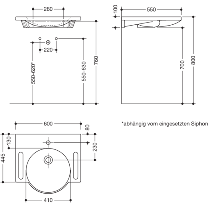 Lavabo HEWI