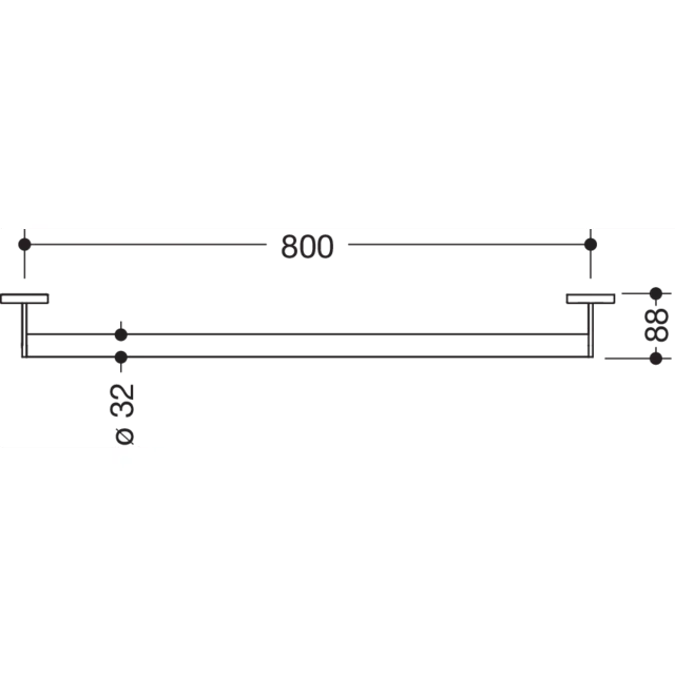 Support rail, 900-36-005XA