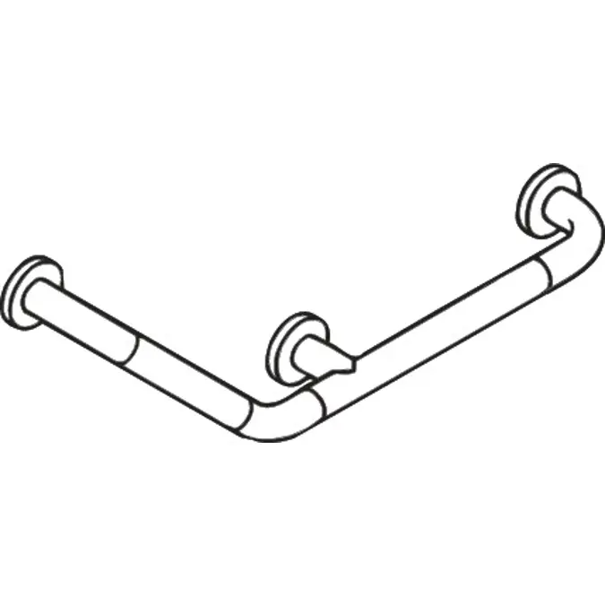 L-shaped support rail WARM TOUCH, 801-22-20050
