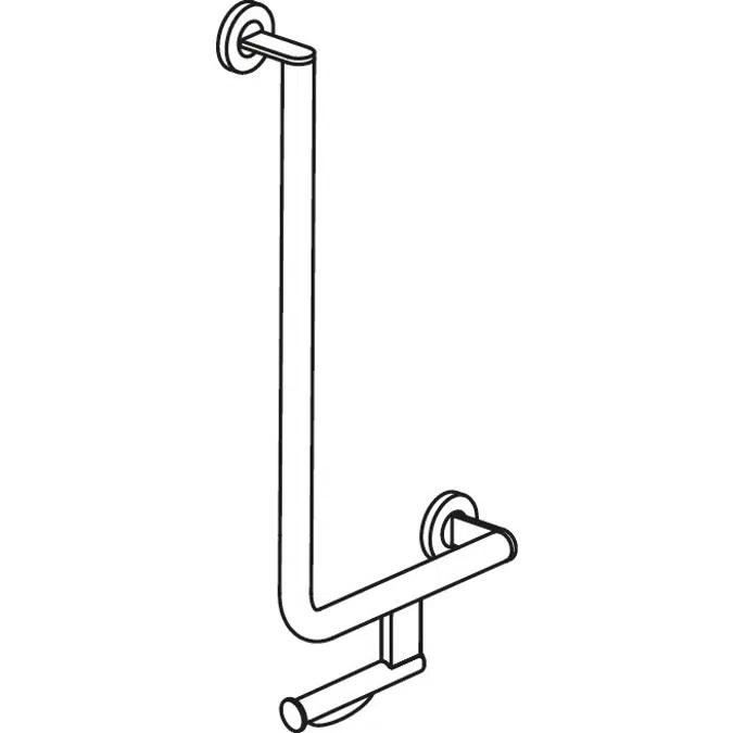 HEWI L-shaped support rail