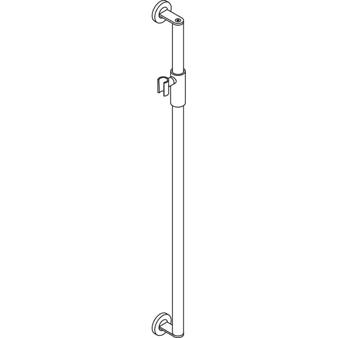 Rail with magnetic shower head holder, 900-33M002XA