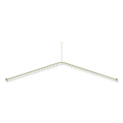 รูปภาพสำหรับ Shower curtain rail, for shower tray 2000 x 2000 mm, 700-34-10560