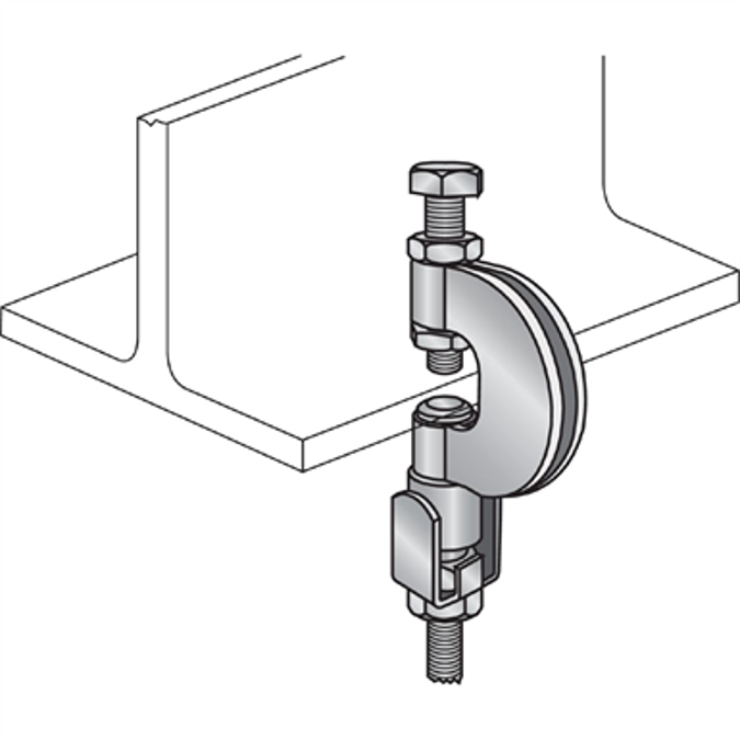 BIM 对象 免费下载！ Swivel beam clamp MQTG HVAC BIMobject